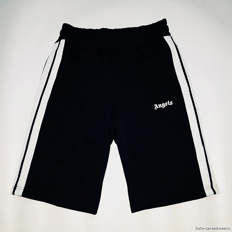 Palm Angels Classic Track shorts Black Side Stripe for Daily Styling