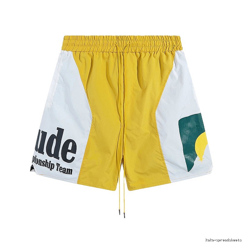 RHUDE Color-Block Sport Shorts